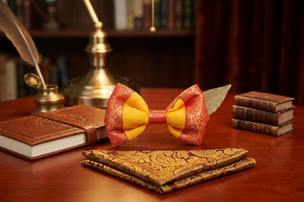 The Crimson Gold Crown Bow`