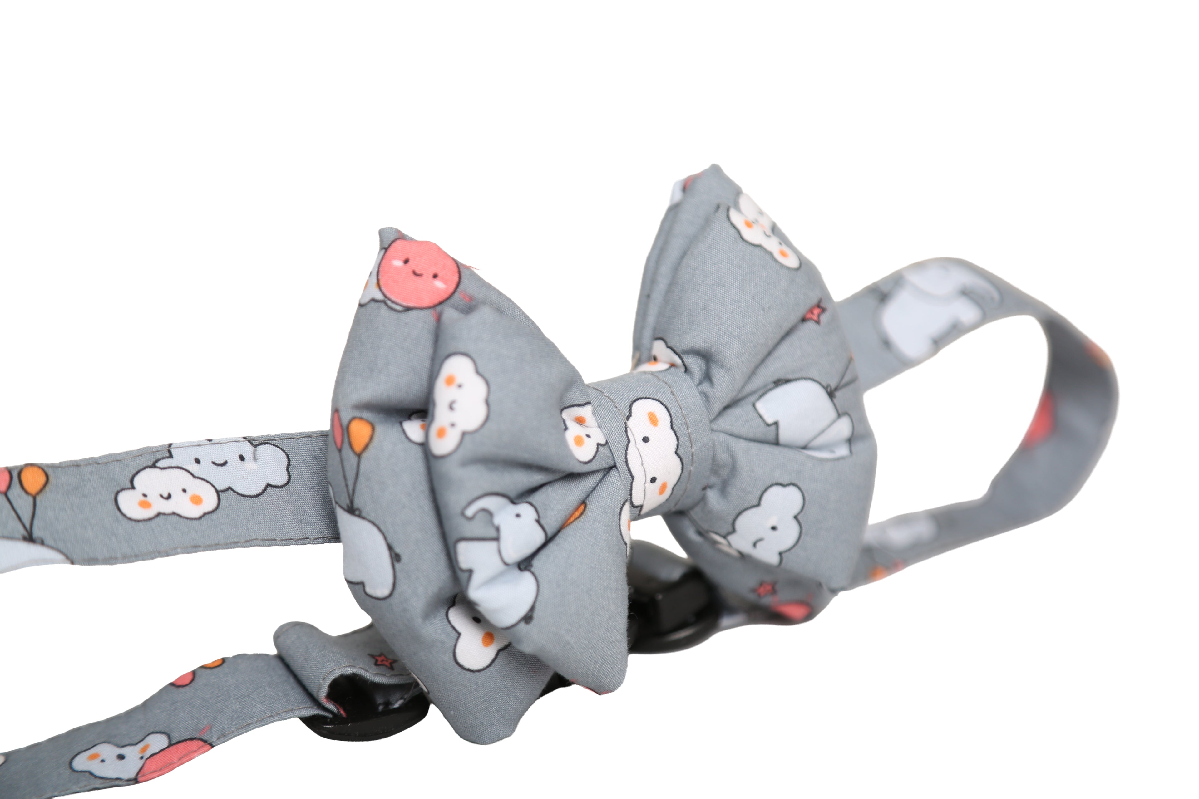The Happy Clouds Bow & Collar Set