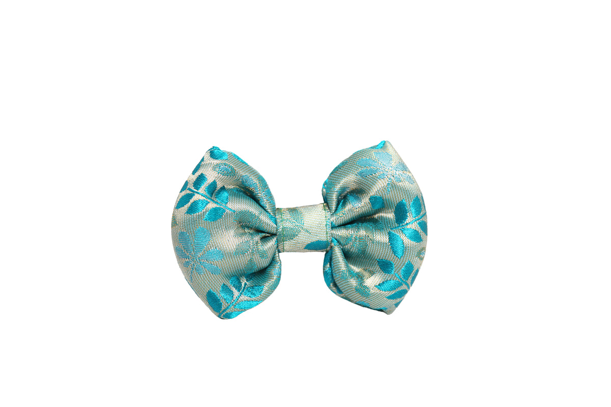 The Aqua Botanical Bow