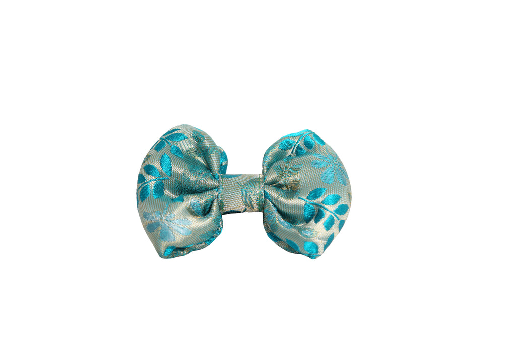 The Aqua Botanical Bow