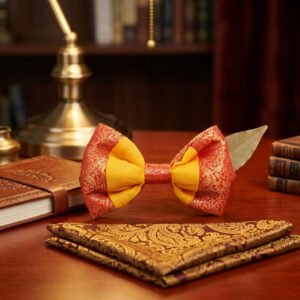 The Crimson Gold Crown Bow