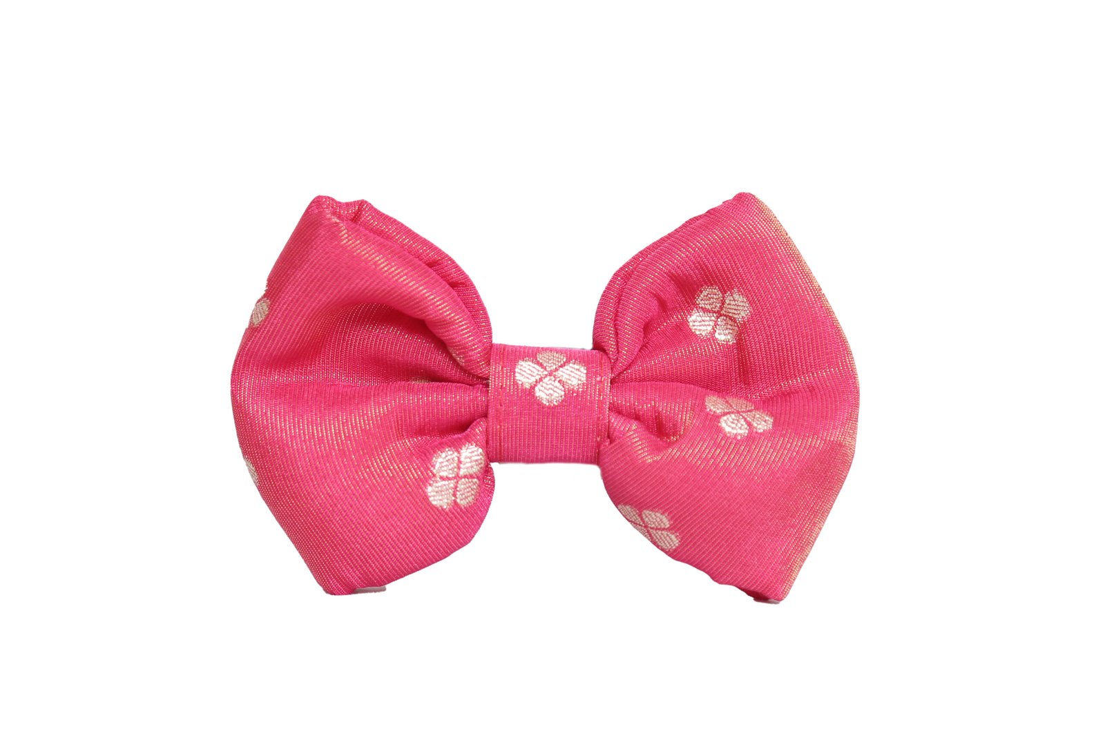 The Pink Clover Brocade Bow - Image 2