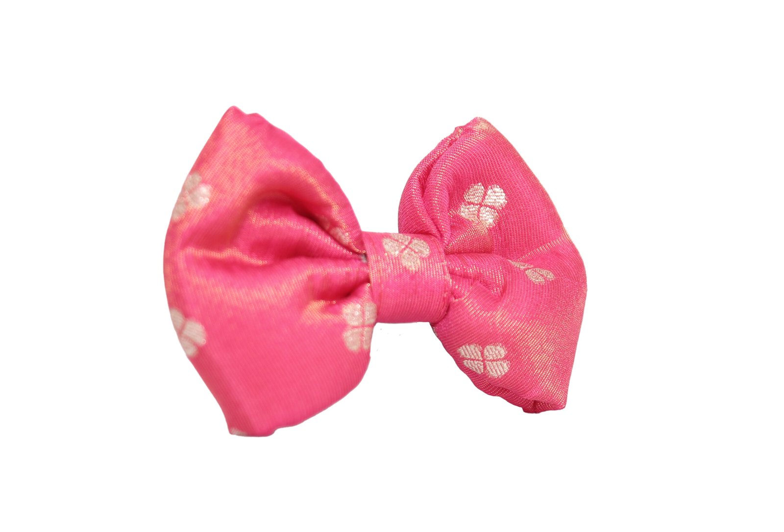 The Pink Clover Brocade Bow - Image 3
